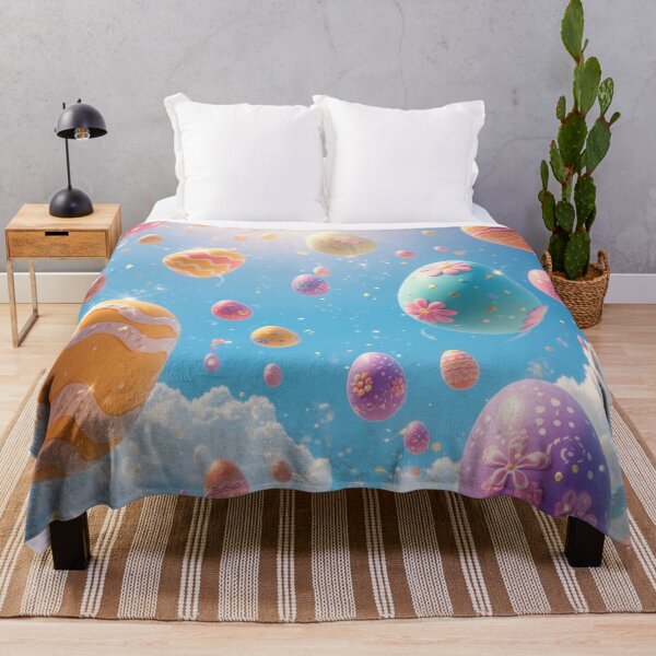 Item preview, Floating Easter Eggs in Magical Candy Sky designed and sold by PixelVibe782.