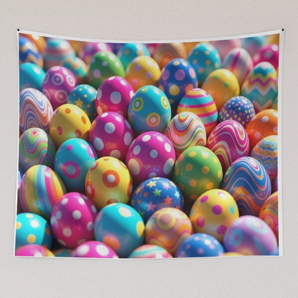Item preview, Exploding Easter Egg Pile in Pastel Colors designed and sold by PixelVibe782.