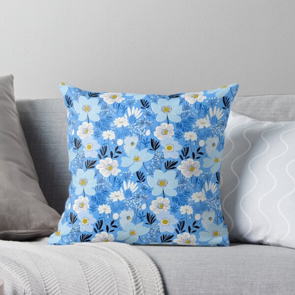 Item preview, Blue Florals 19 designed and sold by Dawne's Designs.