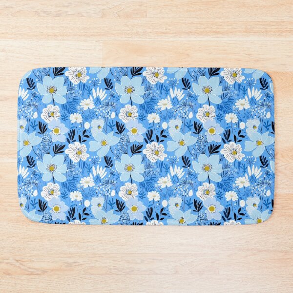 Item preview, Blue Florals 19 designed and sold by Dawne's Designs.