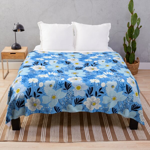 Item preview, Blue Florals 19 designed and sold by Dawne's Designs.
