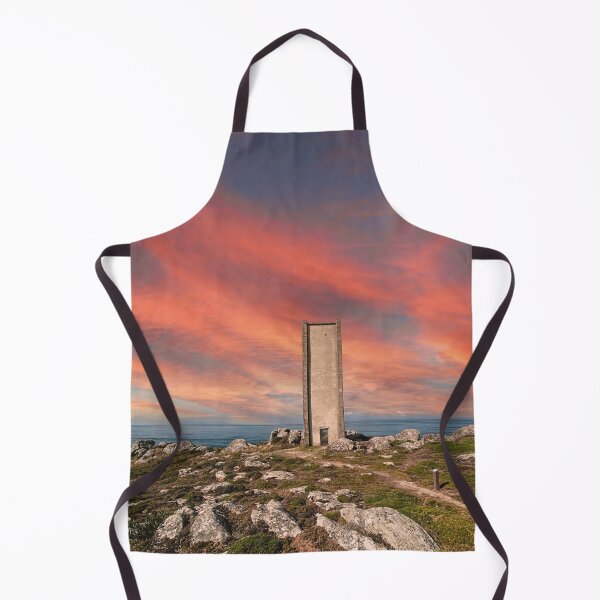 Item preview, Finisterre Tower at the end of the Camino de Santiago, sunset designed and sold by Mauswohn.