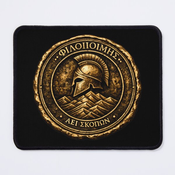 Item preview, ΦΙΛΟΠΟΙΜΗΣ: ΑΕΙ ΣΚΟΠΩΝ – The Strategist’s Eternal Vigil designed and sold by PERSPECTIVERED.