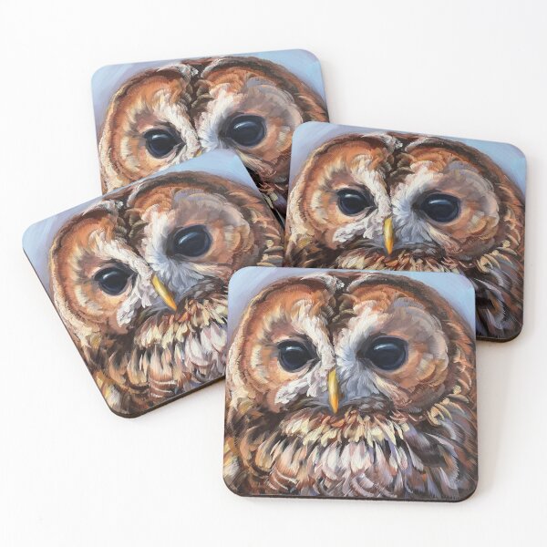 Item preview, Majestic Timberland Owl on Mountain Peak designed and sold by Rishstrethphoto.