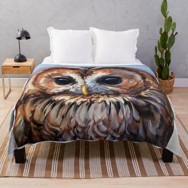 Item preview, Majestic Timberland Owl on Mountain Peak designed and sold by Rishstrethphoto.