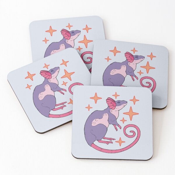 Item preview, Butterfly Rat  designed and sold by Erika Vaigel Illustrations.