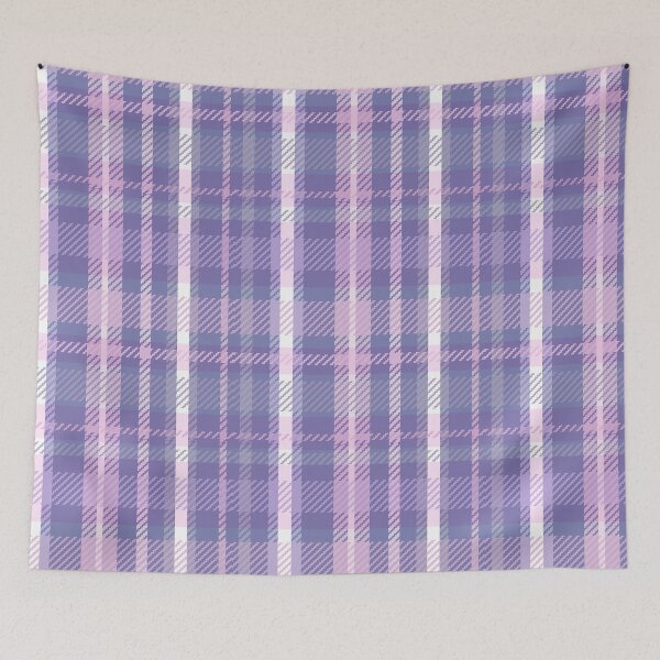Item preview, Flower Candy Spring Collection 2026: Purple and Pink Spring Fling Plaid designed and sold by Sunflowerstudio1.