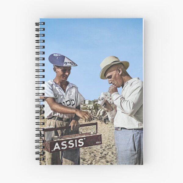 Item preview, Israel, Tel Aviv. Juice Vendor on the Beach. 1934. designed and sold by UltraQuirky.