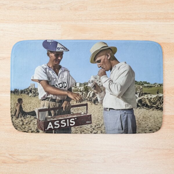 Item preview, Israel, Tel Aviv. Juice Vendor on the Beach. 1934. designed and sold by UltraQuirky.