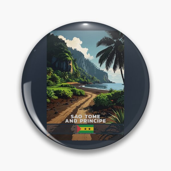 Item preview, Sao Tome and Principe Travel  designed and sold by Thistle-TShop.