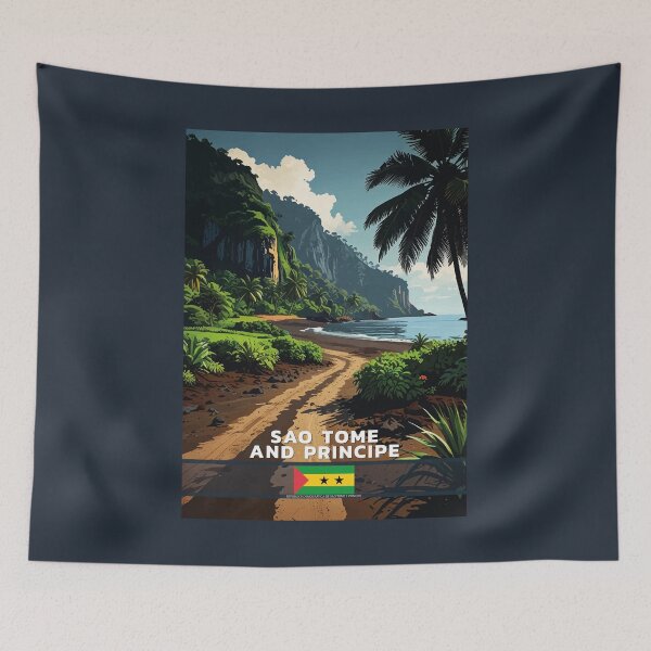 Item preview, Sao Tome and Principe Travel  designed and sold by Thistle-TShop.