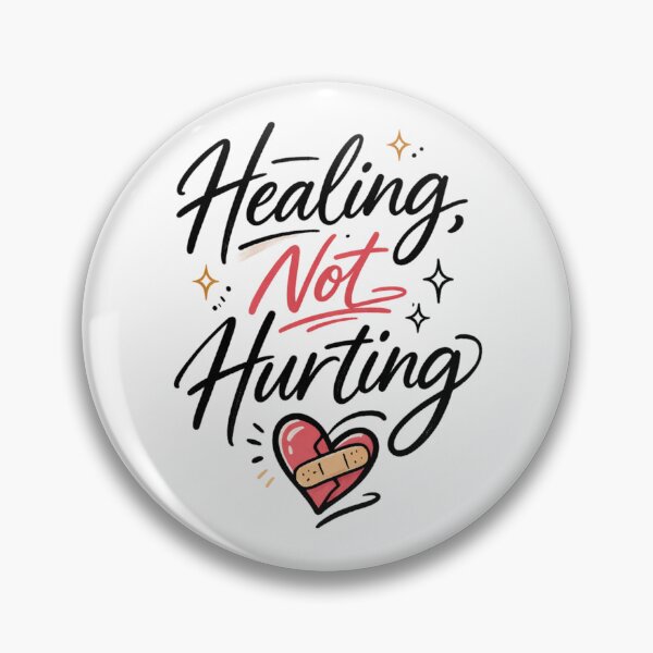 Item preview, Healing Not Hurting – Self Love Aesthetic Quote Sticker designed and sold by Lovestickerco.