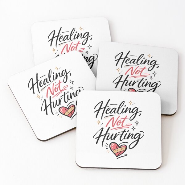 Item preview, Healing Not Hurting – Self Love Aesthetic Quote Sticker designed and sold by Lovestickerco.
