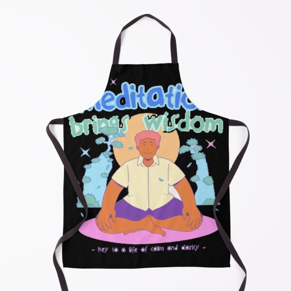Item preview, Meditation Brings Wisdom - Zen Yoga & Mindfulness Art designed and sold by GenZFashion000.