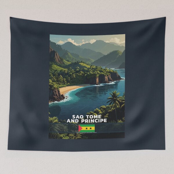 Item preview, Sao Tome and Principe Travel  designed and sold by Thistle-TShop.