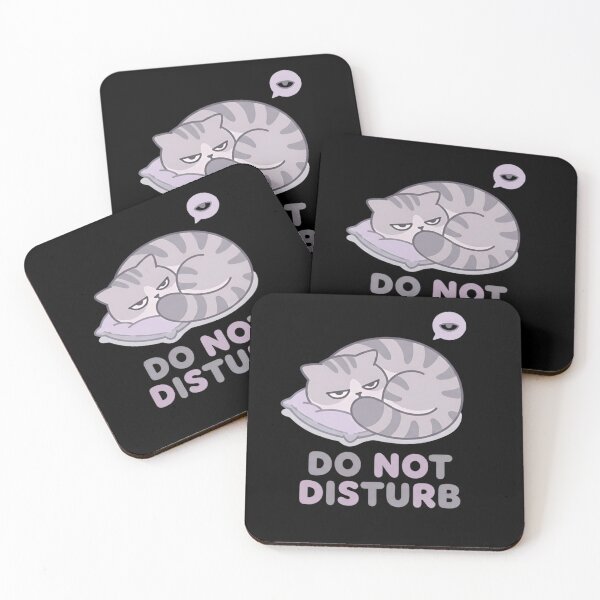 Item preview, Grumpy Cat Donut - Do Not Disturb Pastel Lavender Aesthetic designed and sold by ZyxDes.