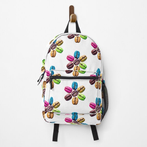 Item preview, Colourful Coffee Bean Flower Design designed and sold by Fabricbella.
