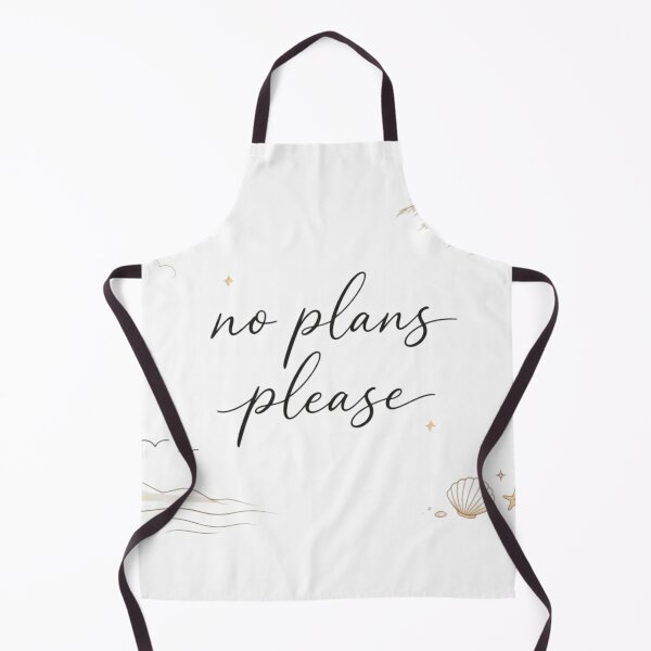 Item preview, No Plans Please – Minimal Aesthetic White Background Quote Design designed and sold by Sanika arts .
