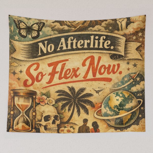 Item preview, No Afterlife So Flex Now Vintage Collage designed and sold by Mauswohn.