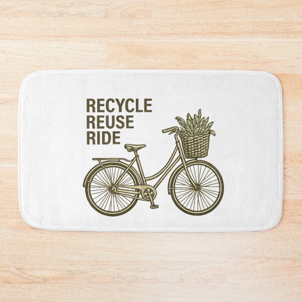 Item preview, Recycle Reuse Ride Vintage Bicycle Eco Design designed and sold by TheNyneShop.