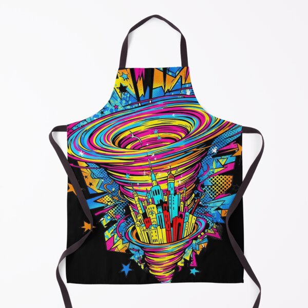 Item preview, Sci‑Fi Wormhole Vortex Swallowing a Fantasy Castle | Pop Art Portal designed and sold by Dzblack.