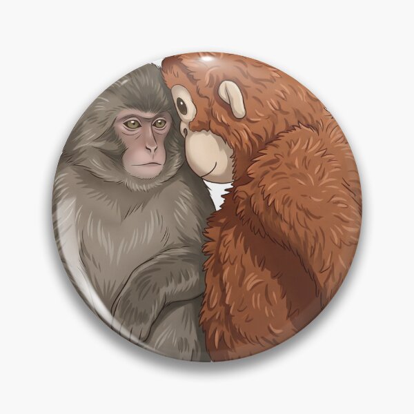 Item preview, Punch The Baby Monkey Illustration  designed and sold by VedantXStudio.