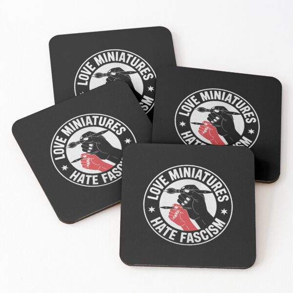 Item preview, Love Miniatures Hate Fascism  designed and sold by julesamaniego.