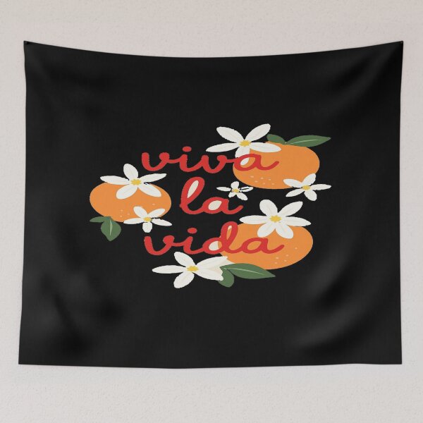 Item preview, Viva La Vida Citrus Art Print – Fresh Orange & Floral Inspirational Wall Decor for Bright Living designed and sold by Bright Nest Studio.