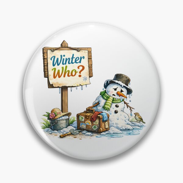Item preview, Winter Who Funny Snowman Hello Spring Floral designed and sold by Michalsky99.