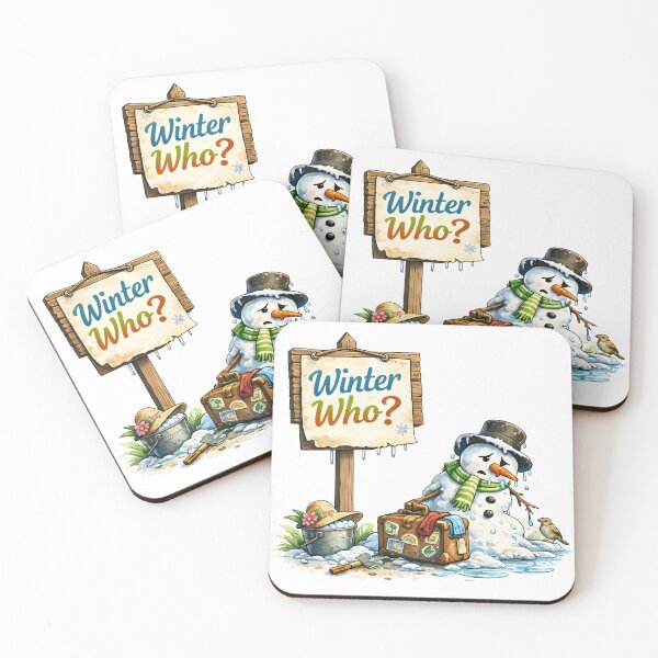 Item preview, Winter Who Funny Snowman Hello Spring Floral designed and sold by Michalsky99.