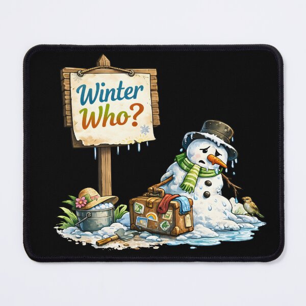 Item preview, Winter Who Funny Snowman Hello Spring Floral designed and sold by Michalsky99.