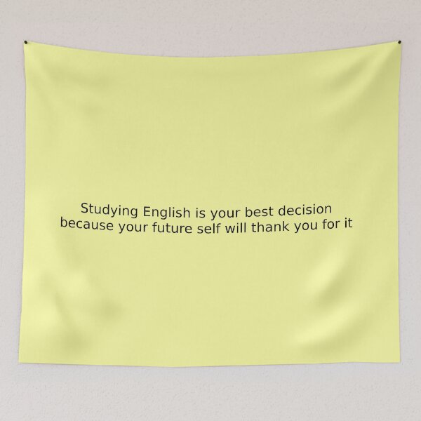 Item preview, Studying English is your best decision because your future self will thank you for it designed and sold by English Learning.