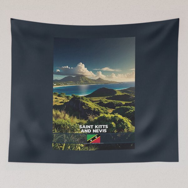Item preview, Saint Kitts and Nevis Travel  designed and sold by Thistle-TShop.