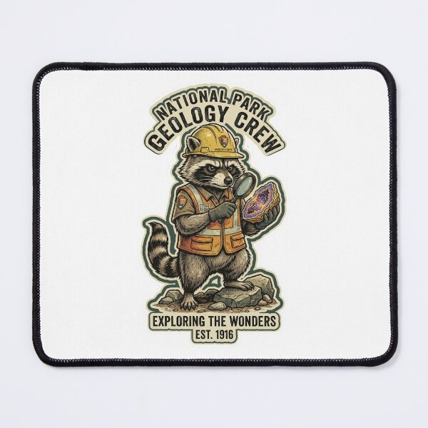 Item preview, Certified Rock Licker - Funny Geologist Raccoon designed and sold by HiruK.