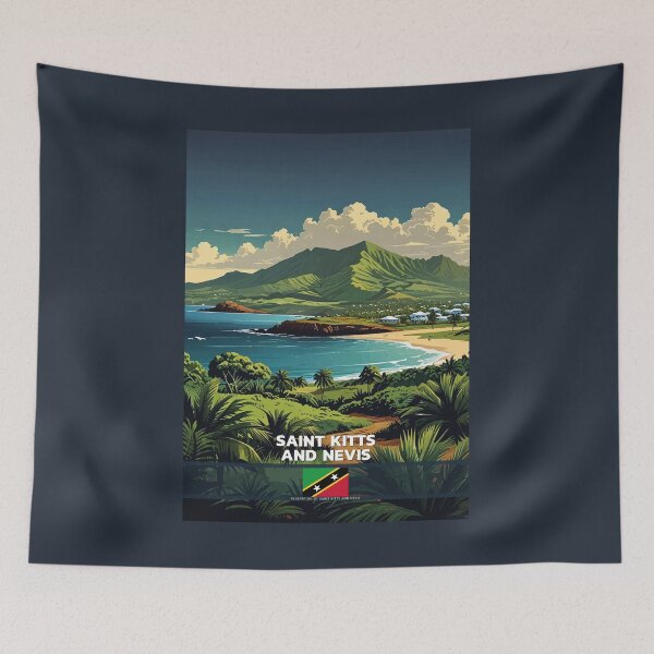 Item preview, Saint Kitts and Nevis Travel  designed and sold by Thistle-TShop.