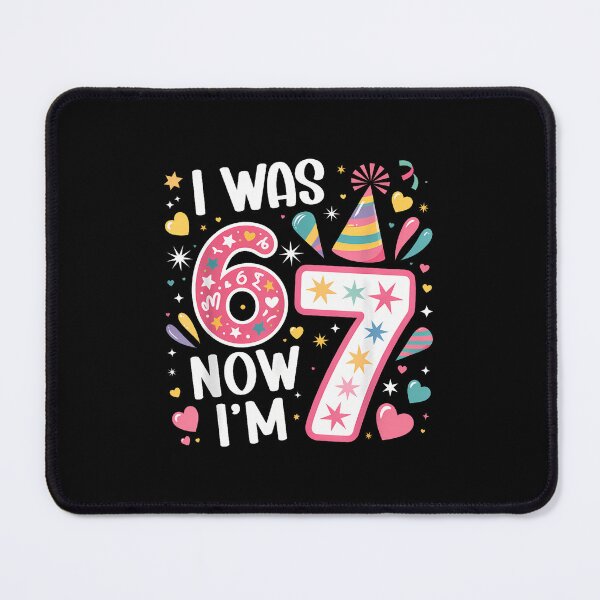Item preview, I Was 6 Now I'M 7 Year Old Birthday For Kids designed and sold by Desdenhoshell.