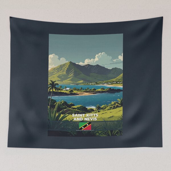 Item preview, Saint Kitts and Nevis Travel  designed and sold by Thistle-TShop.