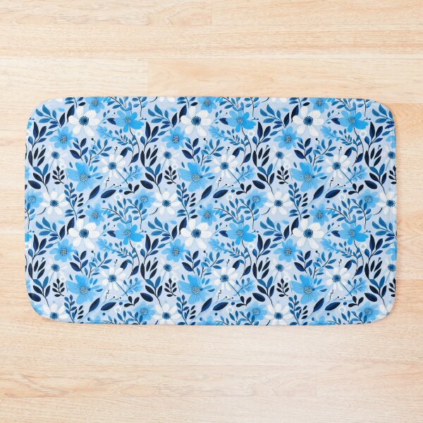 Item preview, Blue Florals 23 designed and sold by Dawne's Designs.