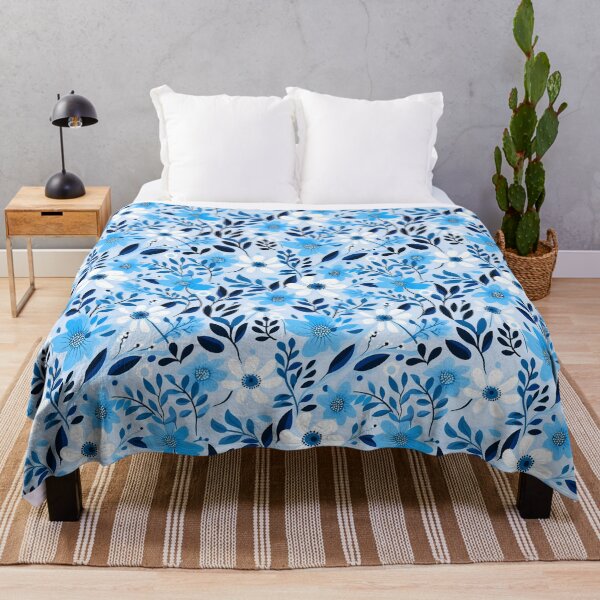 Item preview, Blue Florals 23 designed and sold by Dawne's Designs.