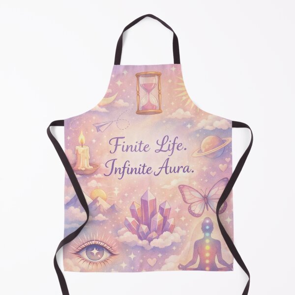Item preview, Finite Life Infinite Aura Spiritual Yoga Design designed and sold by Mauswohn.