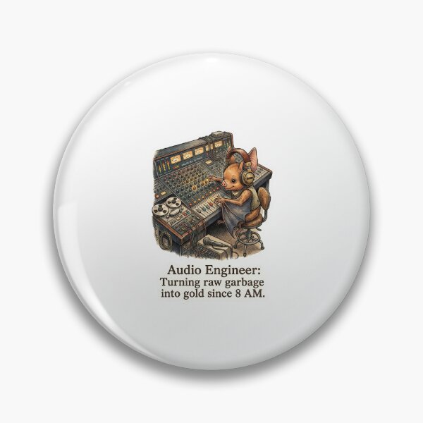 Item preview, I'll Fix It In Post - Audio Engineer Bat designed and sold by HiruK.