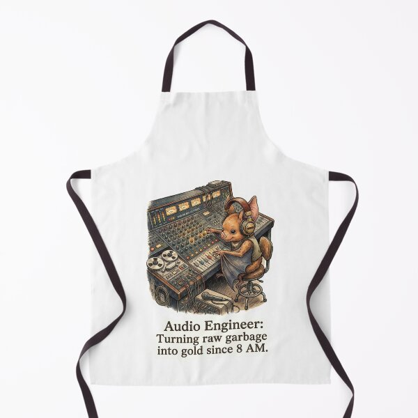 Item preview, I'll Fix It In Post - Audio Engineer Bat designed and sold by HiruK.