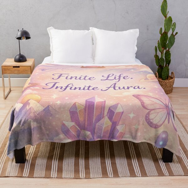 Item preview, Finite Life Infinite Aura Spiritual Yoga Design designed and sold by Mauswohn.