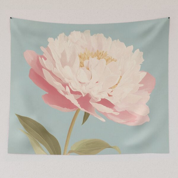 Item preview,  Single Peony Bloom – Elegant Botanical Floral Art designed and sold by BobaBunny76.