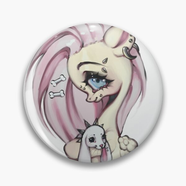 Item preview, Grunge Fluttershy and angel designed and sold by Coyoteeth.