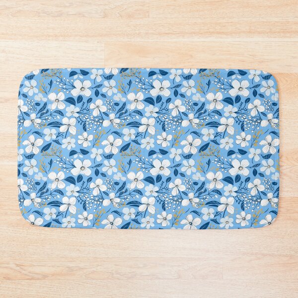 Item preview, Blue Florals 27 designed and sold by Dawne's Designs.