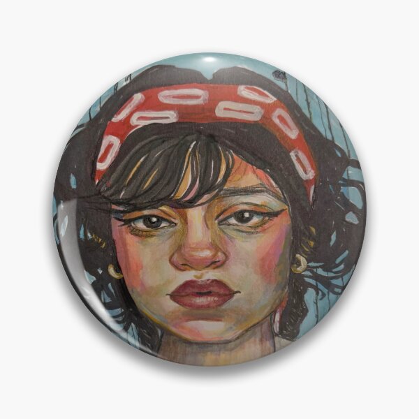 Item preview, Girl with cactus in blue  designed and sold by nidimar.