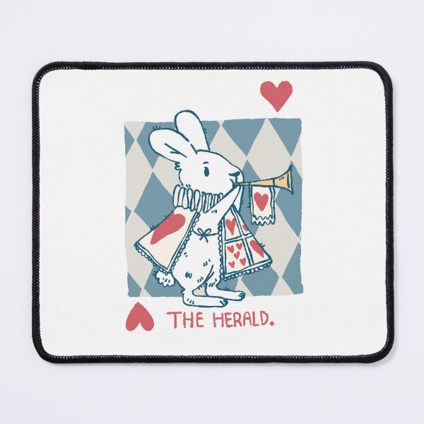 Item preview, Alice's Adventures in Wonderland Herald Rabbit Card Art designed and sold by RNASstuff.