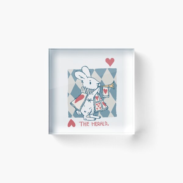 Item preview, Alice's Adventures in Wonderland Herald Rabbit Card Art designed and sold by RNASstuff.