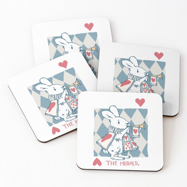 Item preview, Alice's Adventures in Wonderland Herald Rabbit Card Art designed and sold by Childish by Design.